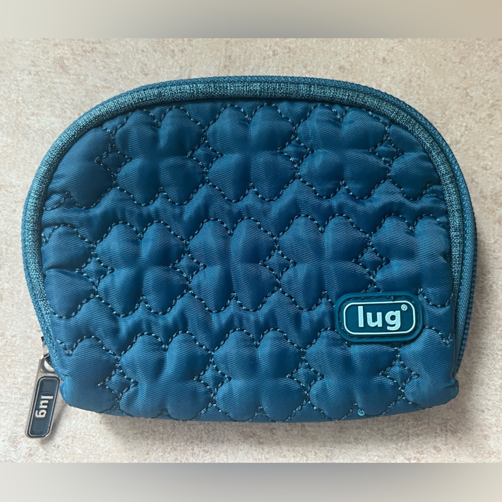 Women’s Lug Teal Quilted Accessory Pouch Mini Coins Holder